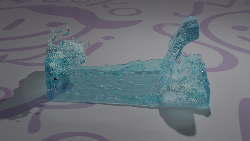 Blenderの海とか流水にチャレンジ！