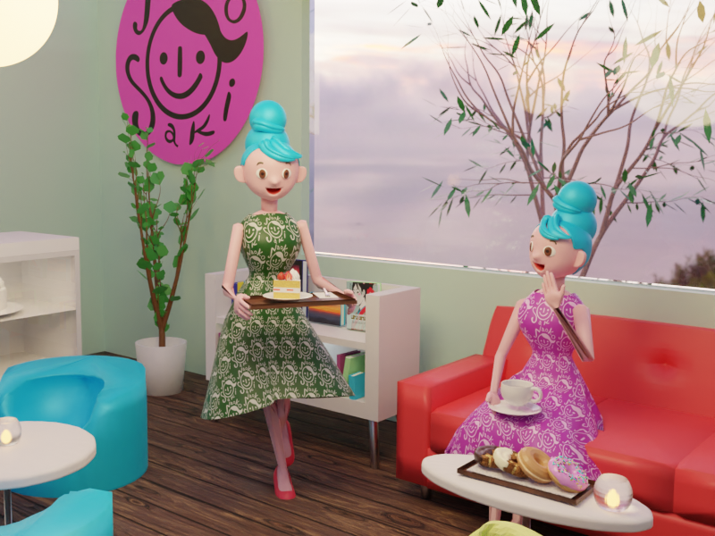 ドーナツもどうぞ