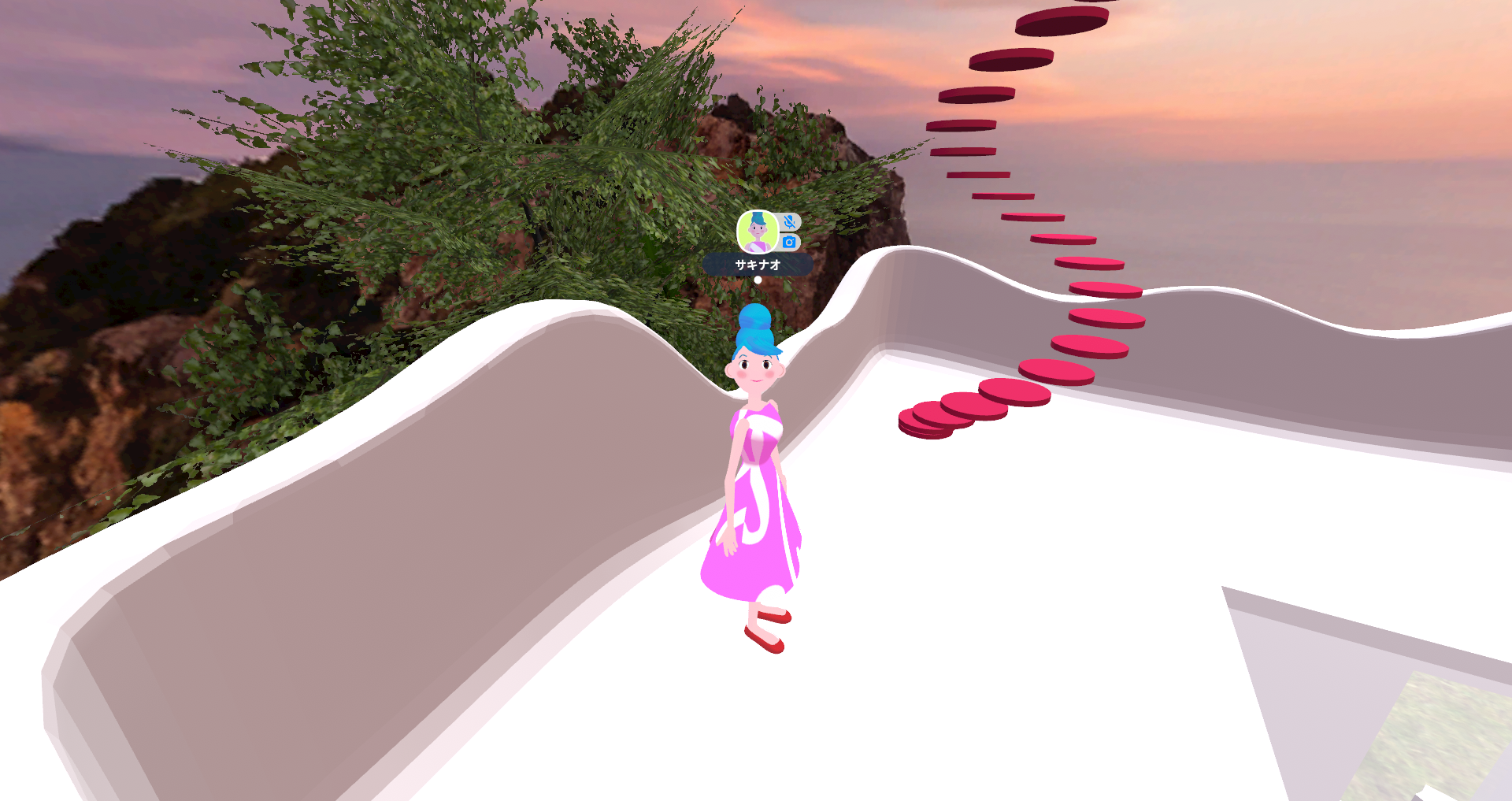 ドアに躓いてます