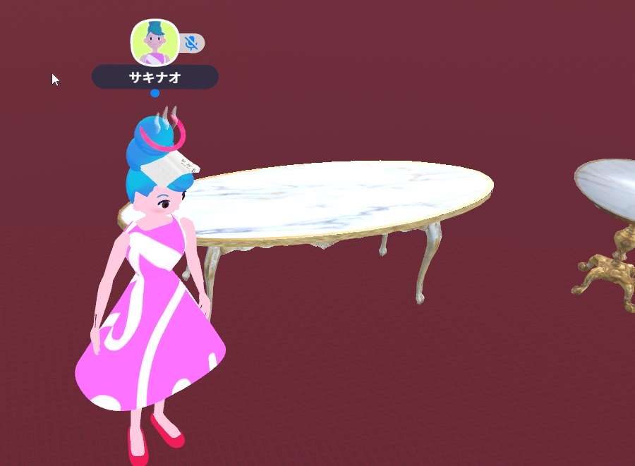 横長テーブルも完成