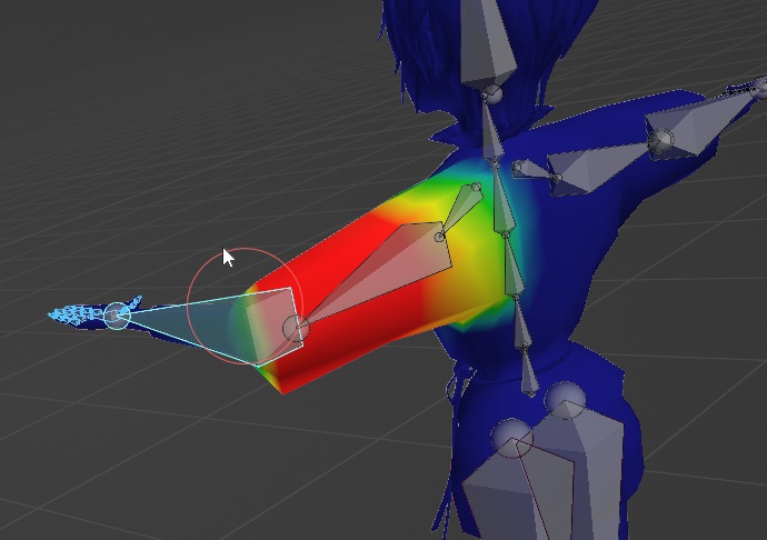 忘れちゃってたウェイトペイント