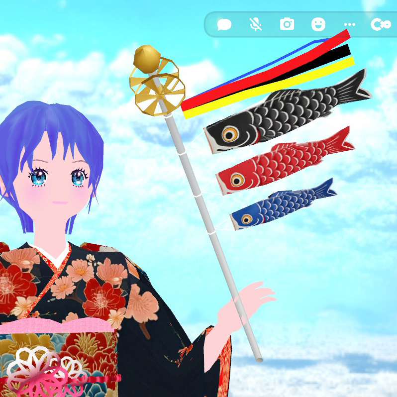 こいのぼりアクセサリー制作